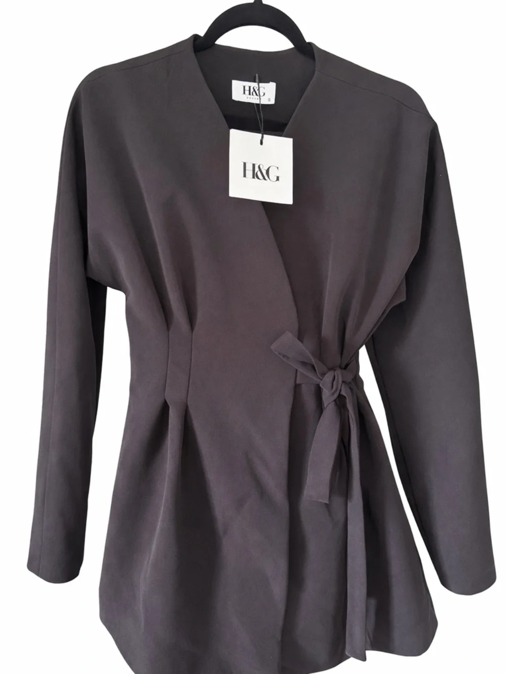 Zara Black Tie-Waist Blazer and Trousers Set - Picture 2 of 3